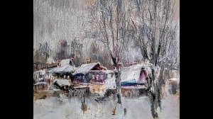 Снежный вальс художника Александра Антонова.