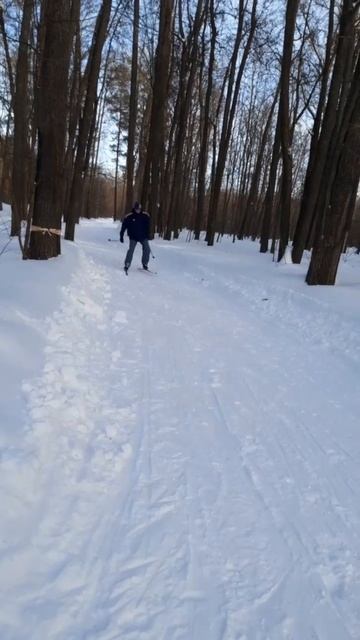 Прогулка на лыжах п.Дербышки