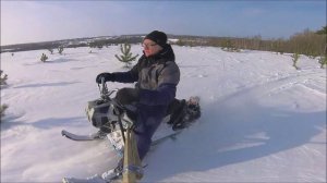 тест камеры и ларвена в снегу