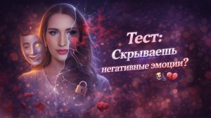 Тест: Скрываешь Негативные Эмоции?