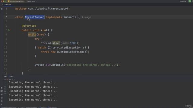 8. Daemon threads and user threads смотреть онлайн
