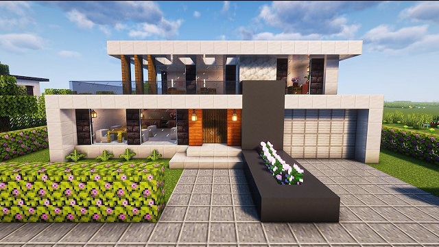 Как построить современный дом в Майнкрафте смотреть онлайн