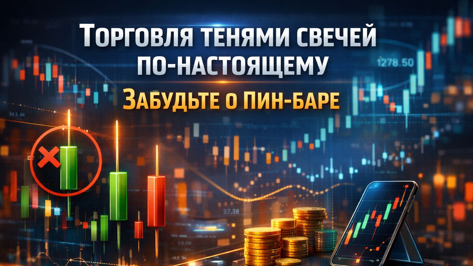 Торговля тенями свечей по-настоящему - забудьте о пин-баре