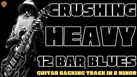Crushing Slow Blues Guitar Jam Track in B Minor ｜  Heavy ZZ Top Style 12 BAR Backing Track смотреть онлайн