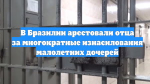 В Бразилии арестовали отца за многократные изнасилования малолетних дочерей