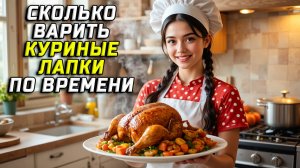 Сколько по времени варить куриные лапки