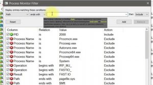 Программа Process Monitor 3.70: ACCESS DENIED