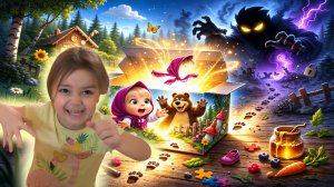 РАСПАКОВКА МАША ПРОПАЛА ИЗ БОКСА МАША И МЕДВЕДЬ