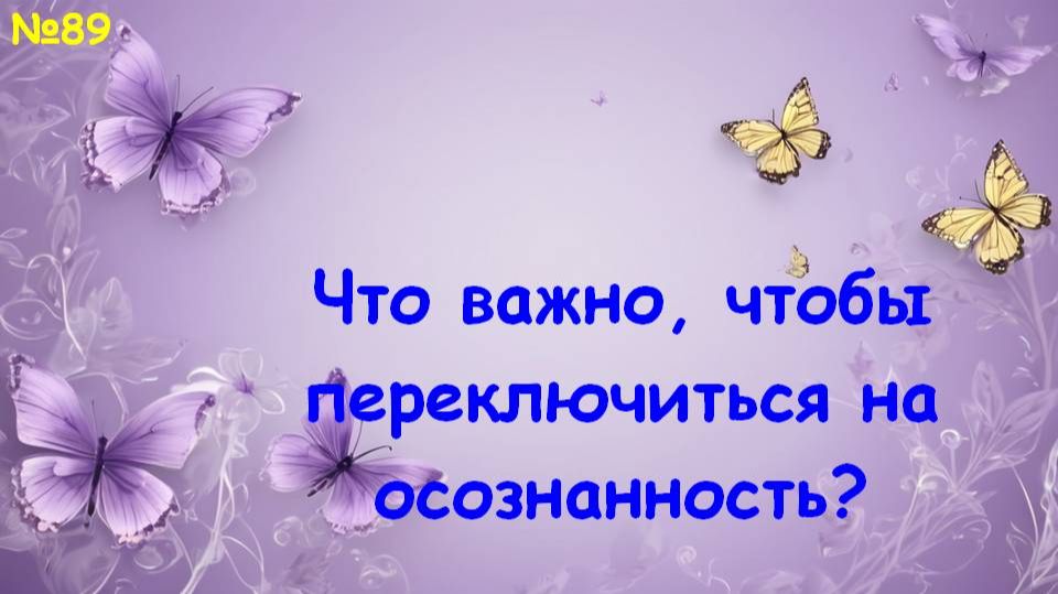 Важные элементы осознанности смотреть онлайн