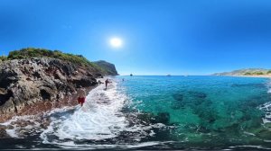 прогулка по скале от пляжа клеопатра