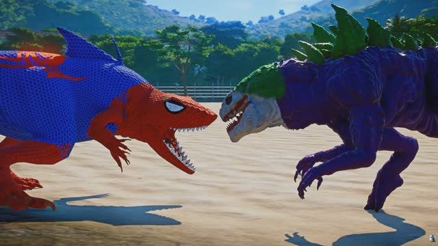 Динозавры. Динозавры мутанты. Тиранозавр. Индоминус. Мегаладон. смотреть онлайн