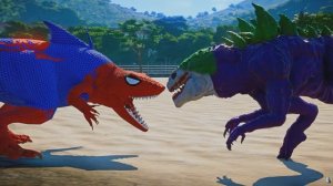 Динозавры. Динозавры мутанты. Тиранозавр. Индоминус. Мегаладон.