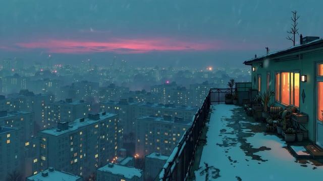 Снежный LoFi Hiphop Chillhop Mix для Учебы, Сна, Работы Лофи музыка Lofi Music Lofi Live смотреть онлайн