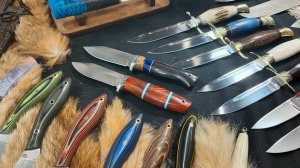 Ножи на выставке "Охота рыбалка" февраль 2026 год