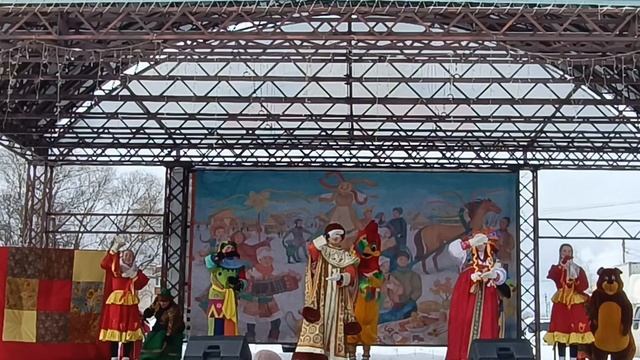 Театрализованное представление на Масленицу смотреть онлайн