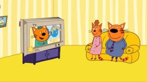 Три Кота Домашнее Телевидение | Игра Для Детей | Три Кота Мультфильм