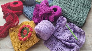 Что я успела связать за февраль. Мои процессы на конец месяца.