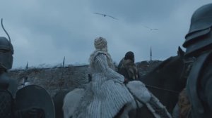 Дейенерис Таргариен и Джон Сноу прибывают в Винтерфелл