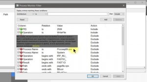 Программа Process Monitor 3.70: Когда программа хранит настройки в файле