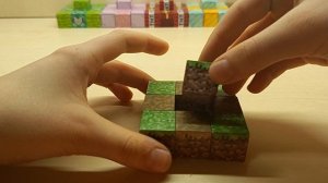 Asmr с кубиками Майнкрафта