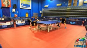 Хасанов - Виноградов. 1000+ ФНТР рейтинг. КЧР Лига А. Настольный теннис.