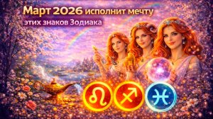 Март 2026 исполнит мечту этих знаков Зодиака
