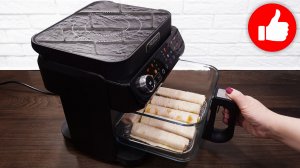 Рулетики из лаваша с ветчиной в аэрогриле, вкусно и быстро!