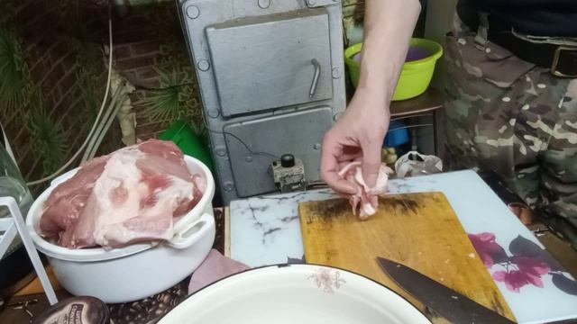 Маринуем шашлык к 23-му февраля.