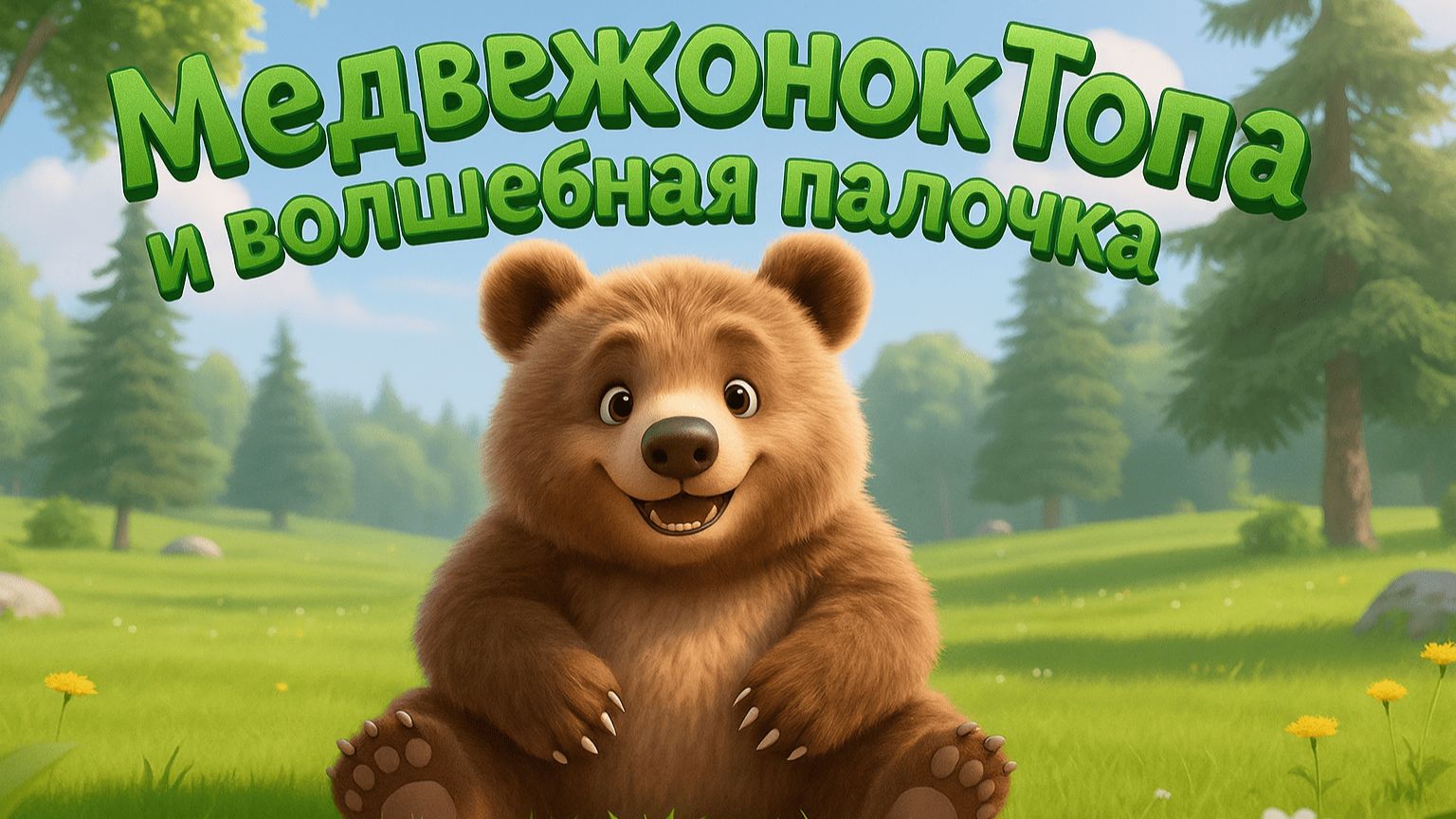 Медвежонок Топа и волшебная палочка🐻 Поучительная сказка. Мультик 🎈 смотреть онлайн