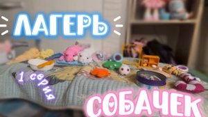 ЛАГЕРЬ СОБАЧЕК! пополнение лагеря и уход за собачками | 1 серия