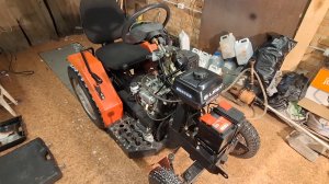 Мой первый минитрактор «Долгострой».
Генератор, аккумулятор и мелочевка.