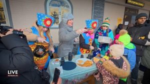 Широкую Масленицу отметили в городском парке Магадана