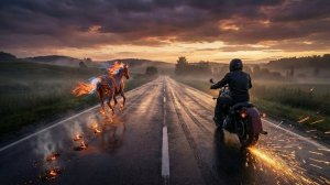 КОНЬ-ОГОНЬ ПОВОДЬЯ РВЕТ В 2026м ГОДУ - AI Видеоклип