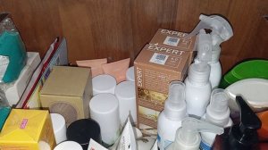 Запасы Фаберлик у меня дома.