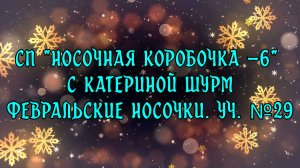 СП "Носочная коробочка - 6" с Катериной Шурм. Носочки февраля. Участник №29