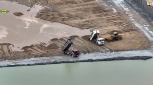 Строительство, высотные съёмки, засыпка , обзор