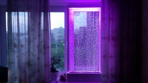 Пузырьковая аквапанель на подоконнике. Красота . bubble aquapanel on the windowsill. beauty unreal.