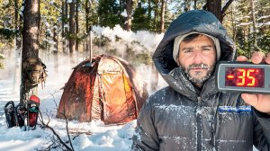 Eze - Winter Camping in the Canadian Wilderness -35°