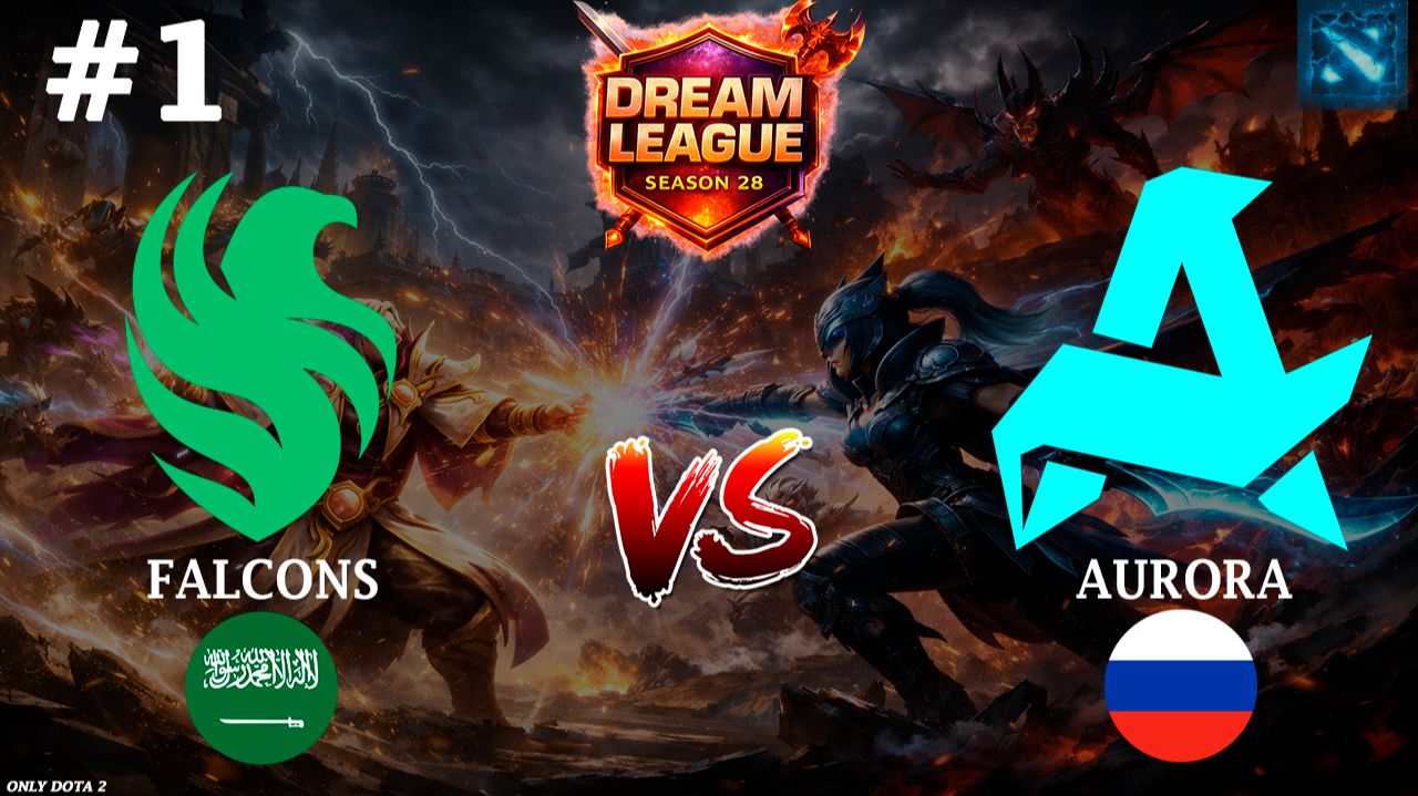ГЛАВНОЕ ПРОТИВОСТОЯНИЕ ДНЯ | Aurora vs Falcons #1 (BO3) DL S28 смотреть онлайн