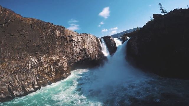 водопад Иркиндинский смотреть онлайн