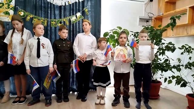 КОНЦЕРТ к 23 февраля 🔥 Воскресная школа храма во имя Святителя Луки в Алуште #дети #праздник #песни