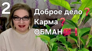 2 часть. Доброе дело❓️Карма❓️ОБМАН💯❗️