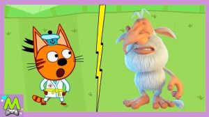 Игровой мультфильм:Три Кота против Говорящего Бубы.Мультики.