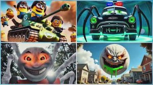 МУЛЬТИКИ В БОЮ: МИНЬОН‑ТАНК vs ШЕРИФ‑ПОЖИРАТЕЛЬ vs ЧУ‑ЧУ ЧАРЛЬЗ и ЛУННОЕ ЧУДИЩЕ!