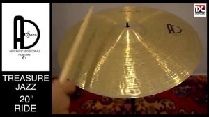AGEAN Cymbals Treasure Jazz, Ride 20