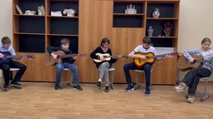 Кубинский танец. Автор неизвестен. Студия "Allegro" группа 4