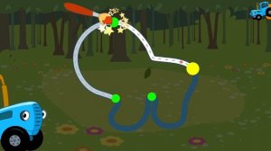 Синий трактор мультик для детей развивалочка