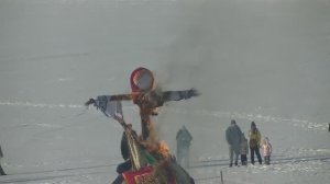 Публичное сожжение самарской Масеницы.