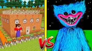 ХАГГИ ВАГГИ ПРОТИВ САМЫЙ ЗАЩИЩЕННЫЙ ДОМ! НУБ И ДЕВУШКА ПРО В МАЙНКРАФТ