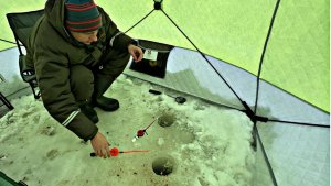 ЗИМНЯЯ РЫБАЛКА НА ИСТРИНСКОМ ВОДОХРАНИЛИЩЕ!